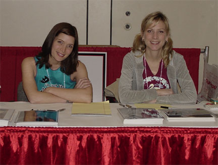 MegaCon 2003  Two of the lovely ladies of Lexx, looking bright eyed and busy tailed. :D